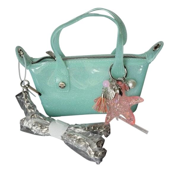 Madden Girl Handbags - *NWT* Mini Glitter Jelly Bag Madden Girl - Mint